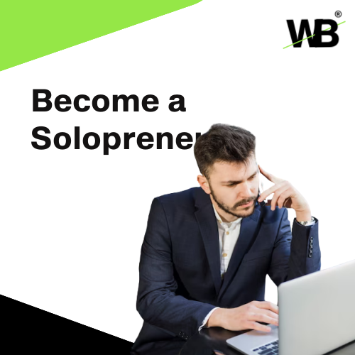 Worldbay Market Image with encouraging to become a solopreneur as a seller