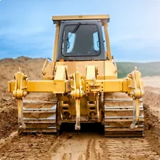 A powerful heavy equipment machinery with robust parts and attachments ready for construction and industrial tasks